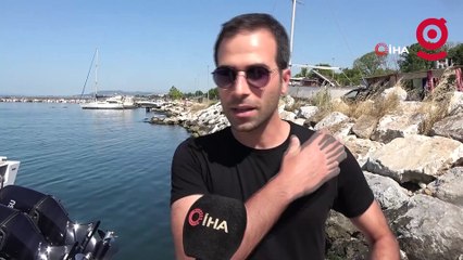 Zehirli balığın anlık teması hastanelik etti