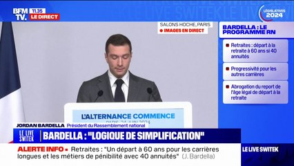 Jordan Bardella veut remplacer le collègue unique par "un collège modulaire"