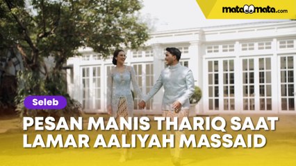 Pesan Manis Thariq Halilintar Saat Lamar Aaliyah Massaid: Aku Jatuh Cinta Sekali dengan Kamu