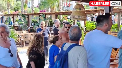 Bodrum'da Kıyılar Halkının Kalacak Eyleminde Kavga Çıktı