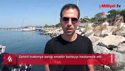 Marmara'da oltasına takıldı, ölümden döndü! Tüm vücuduna böyle yayıldı