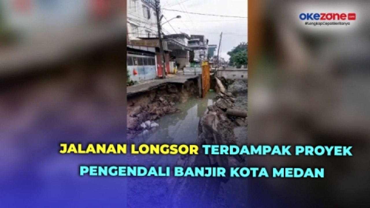 Jalanan Amblas Terdampak Proyek Pengendali Banjir Kota Medan, Bobby: Saya Belum Lihat