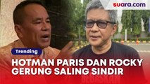 Kembali Panas, Hotman Paris dan Rocky Gerung Saling Sindir: Magnesium Jangan Dipakai di Wajah