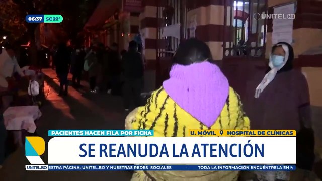 Este lunes se restablece la atención de salud en hospitales de La Paz