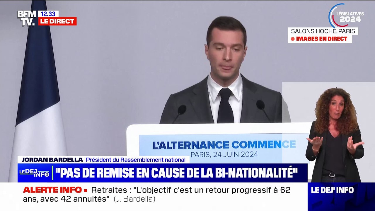 Jordan Bardella et Gabriel Attal souhaitent que Jean-Luc Mélenchon leur soit opposé demain soir sur TF1 plutôt que Manuel Bompard qui a été désigné par la France insoumise comme représentant