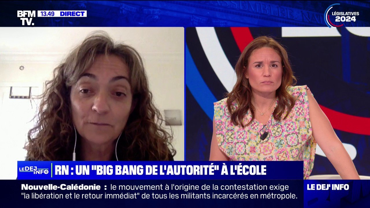 Éducation nationale: Guislaine David (SNUIPP-FSU) évoque un programme "totalement hors-sol" après la conférence de presse de Jordan Bardella