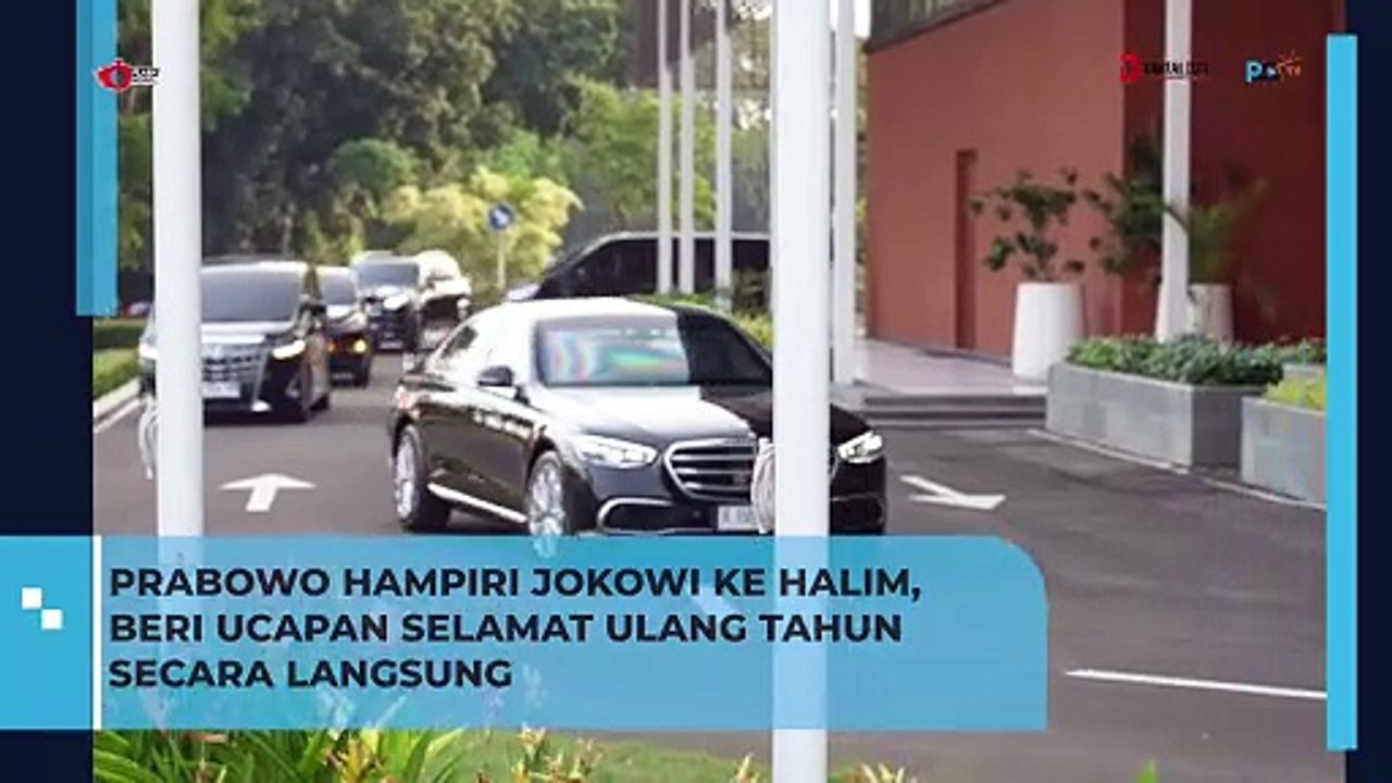 Prabowo Temui Jokowi di Halim untuk Berikan Uca...
