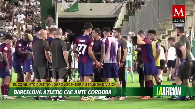 El Córdoba frena el ascenso del Barça Atlètic de Rafa Márquez