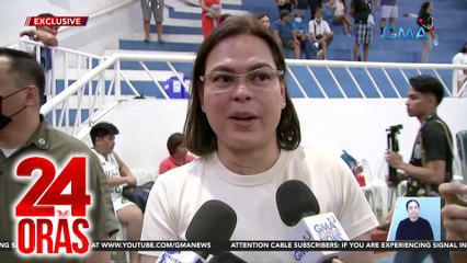 Ilang mungkahi para sa susunod na educ sec., inilatag ni VP Duterte | 24 Oras