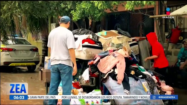 Habitantes de Santa Catarina, Nuevo León, lo pierden todo tras la tormenta tropical Alberto