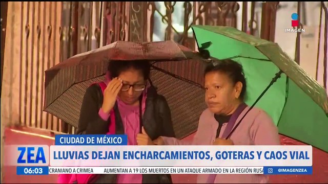 Lluvias en la CDMX dejan caída de árboles, encharcamientos y caos vial