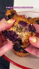  MUFFINS HEALTHY À LA MYRTILLES 