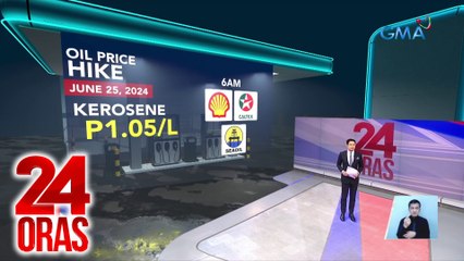 Presyo ng ilang produktong petrolyo, may taas-presyo bukas | 24 Oras