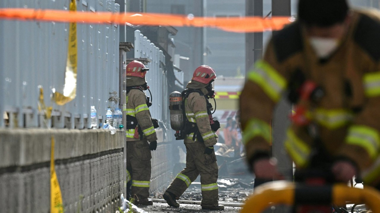 Tote bei Brand in Batteriefabrik in Südkorea