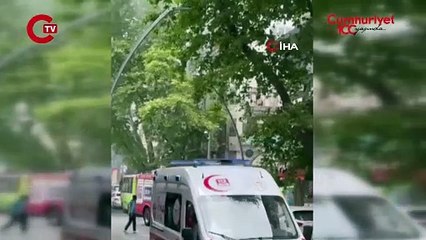 Masaj salonunda korkutan yangın