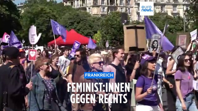 Feminist:innen gegen rechts: Proteste gegen den Rassemblement National in Frankreich