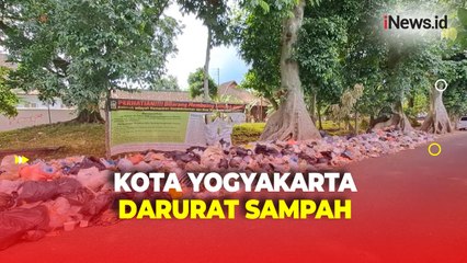 Gunungan Sampah Kembali Terlihat di Sejumlah Ruas Jalan Protokol Kota Yogyakarta