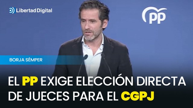 El PP exige nuevamente la elección directa de jueces para renovar el Poder Judicial