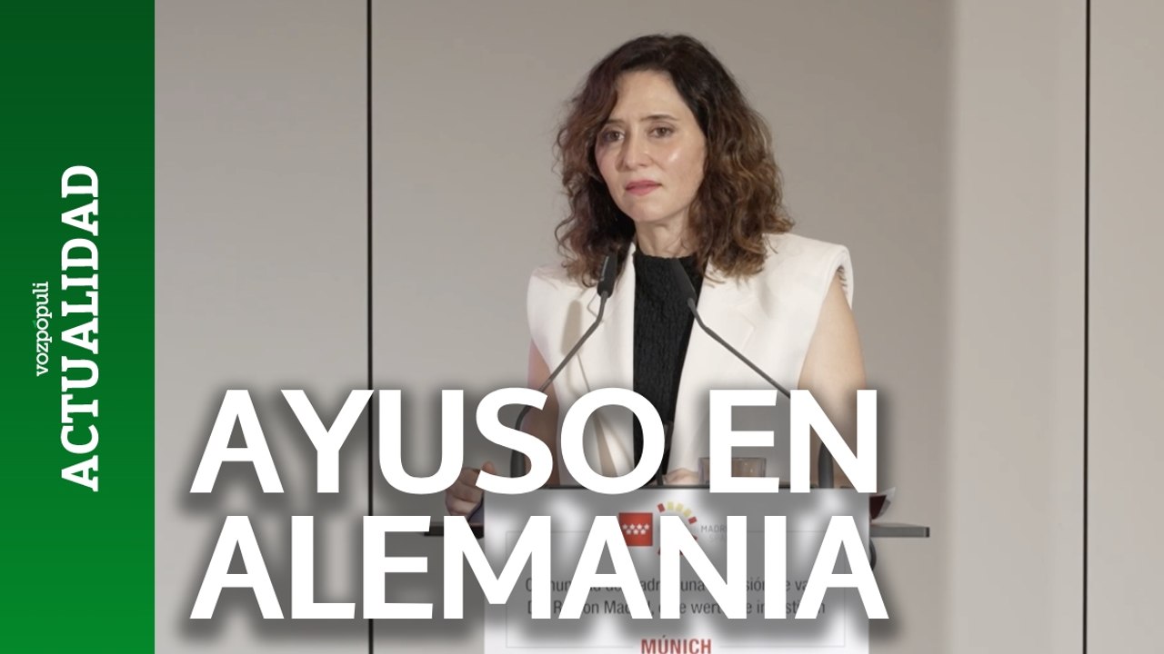 Ayuso presenta a empresarios alemanes las políticas de la Comunidad de Madrid