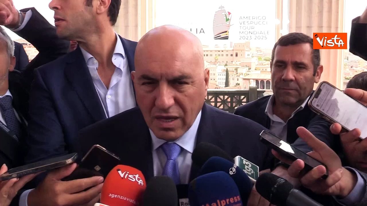 Crosetto: "Con il tour della nave Amerigo Vespucci l'Italia torna a raccontare se stessa al mondo"