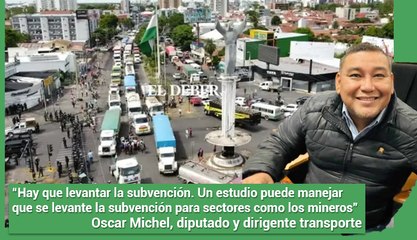 "Levantarla subvención al combustible", el pedido de un diputado de Creemos