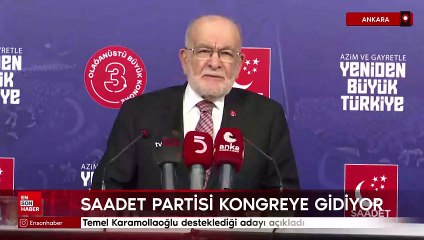 Temel Karamollaoğlu desteklediği adayı açıkladı