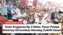 Telan Anggaran Rp 3 Miliar, Pasar Palapa Akhirnya Diresmikan Mendag Zulkifli Hasan