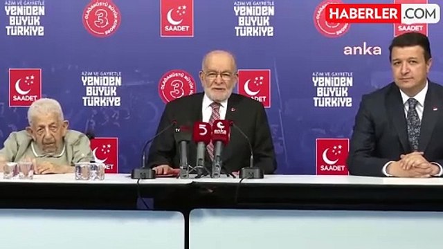 Saadet Partisi Genel Başkanı Temel Karamollaoğlu'nun Kongre Açıklaması