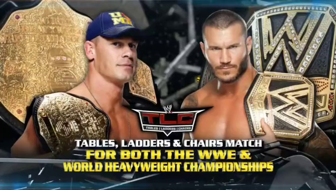 WWE TLC 2013 - Randy Orton vs John Cena (TLC Match, WWE World Heavyweight Championship)