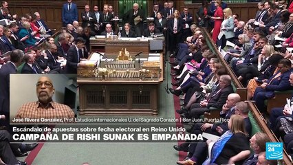 José Rivera González: 'El partido de Sunak está en una posición delicada por los escándalos'