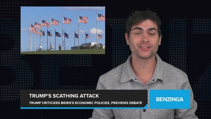 Trump Launches Scathing Attacks on Biden's Economic Policies in Fiery Speech, Giving a Preview of the Upcoming Debate