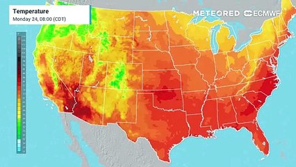 Extreme heat in the central states