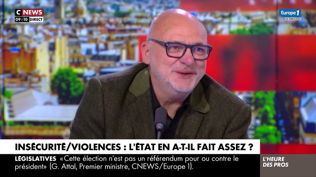 Tensions en série dans L'heure des pros sur CNews