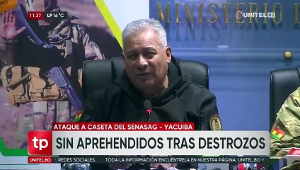 Gobierno se reunirá con sectores de Yacuiba y anuncia querella por quema de puesto de control del Senasag