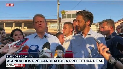 Eleições 2024: agenda dos pré-candidatos a prefeitura de SP