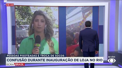 Pessoas são pisoteadas em inauguração de mercado atacadista no RJ