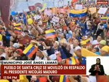 Aragua | Habitantes del mcpio. José Ángel Lamas marchan en respaldo del Presidente Nicolás Maduro