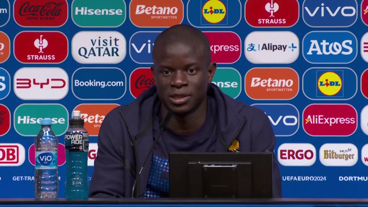 N’Golo Kanté sur l'état de forme de Kylian Mbappé: "Je pense qu'il se sent bien et j'espère que ça se ressentira pour le match"