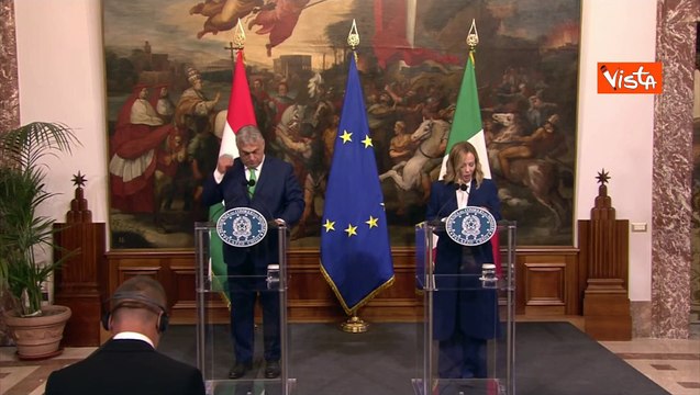 Italia-Ungheria, Meloni: Eccellente stato relazioni bilaterali tra Roma e Budapest