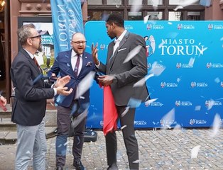 Wilfredo Leon w Piernikowej Alei Gwiazd