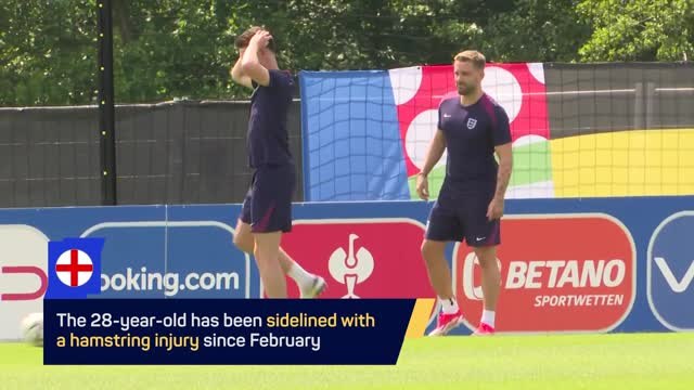 Shaw returns to training ahead of Slovenia clash