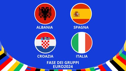 EURO2024: Albania vs Spagna y Croazia vs Italia