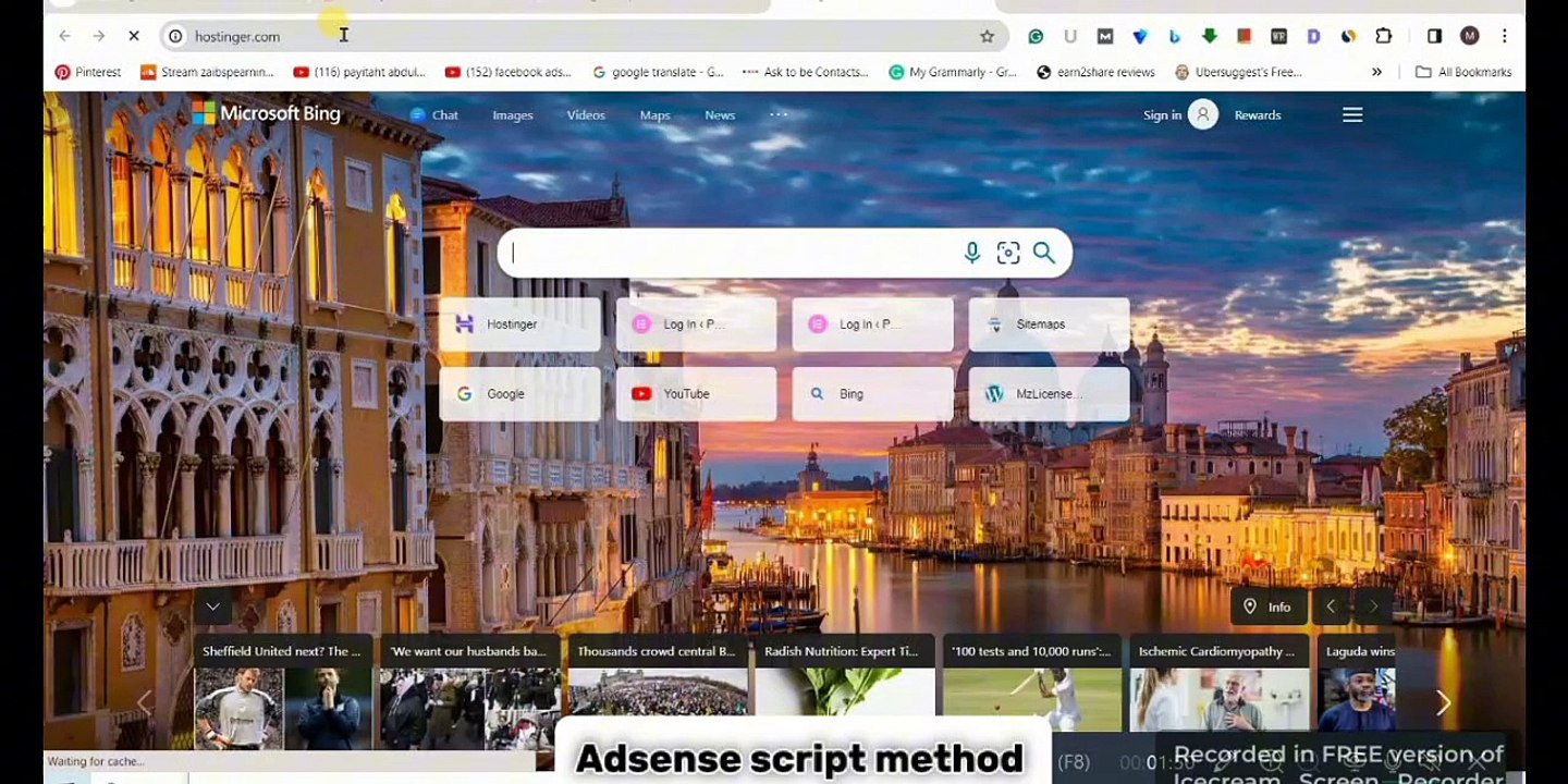 Adsense Script Method