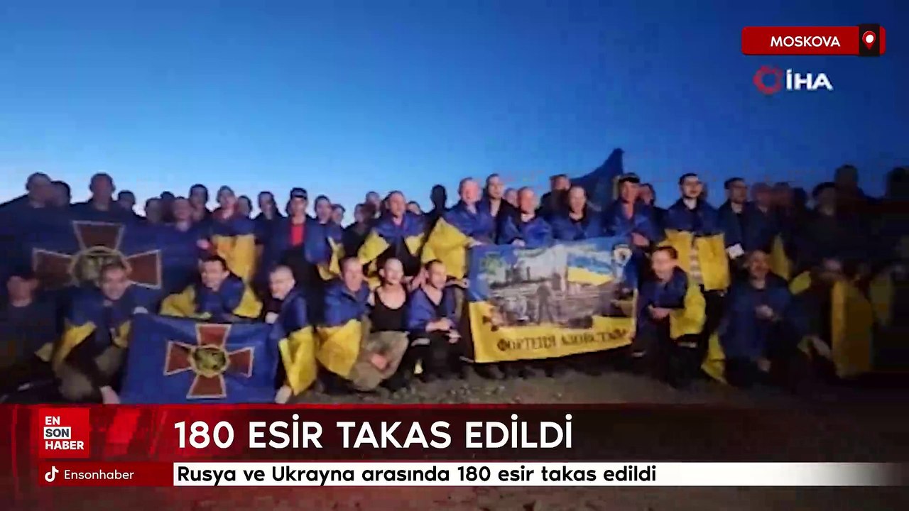 Rusya ve Ukrayna arasında 180 esir takas edildi