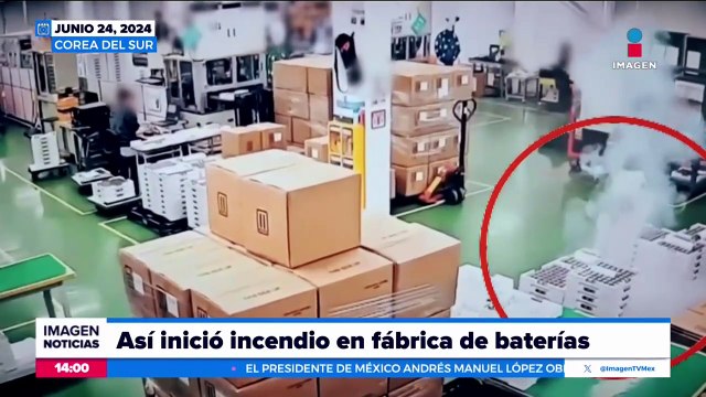 Se registra incendio en fábrica de baterías de Corea del Sur