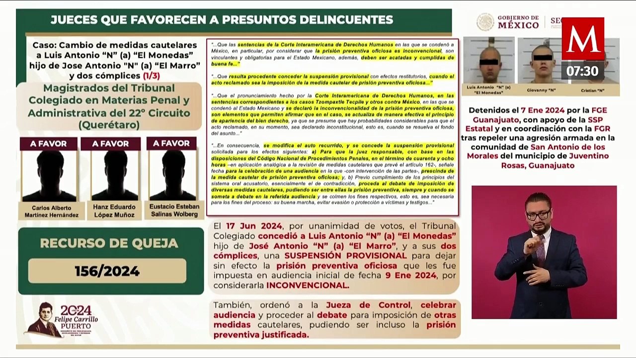 Hijo de 'El Marro' ya fue liberado; multan a directora del penal por tardar