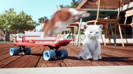 white cat # kids cartoon #animal #cat