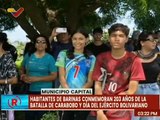 Barinas | Autoridades regionales rinden honores a los 203 años de la Batalla de Carabobo