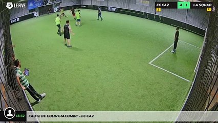 Faute de Colin Giacomini  - FC CAZ