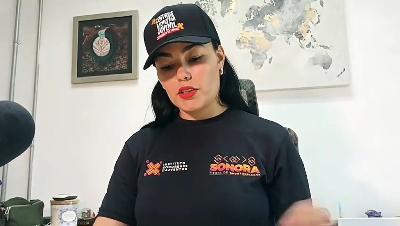 Rebeca Valenzuela, actividades de los centros de bienestar juvenil en Sonora